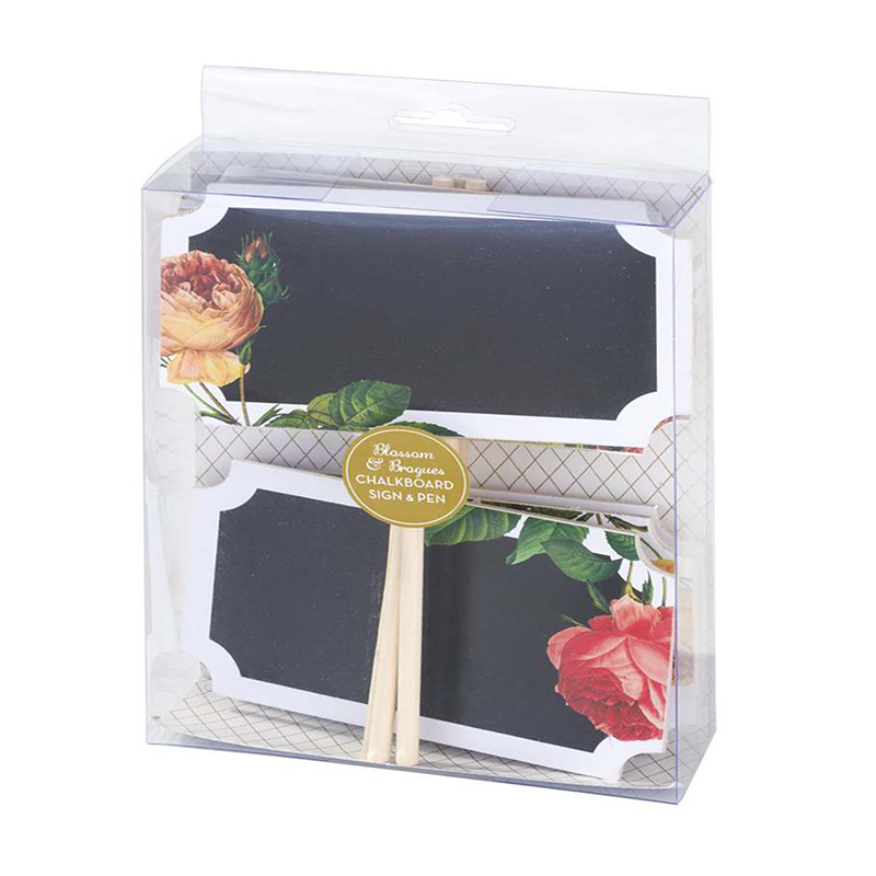 Pack de 5 Carteles Pizarra con Flores