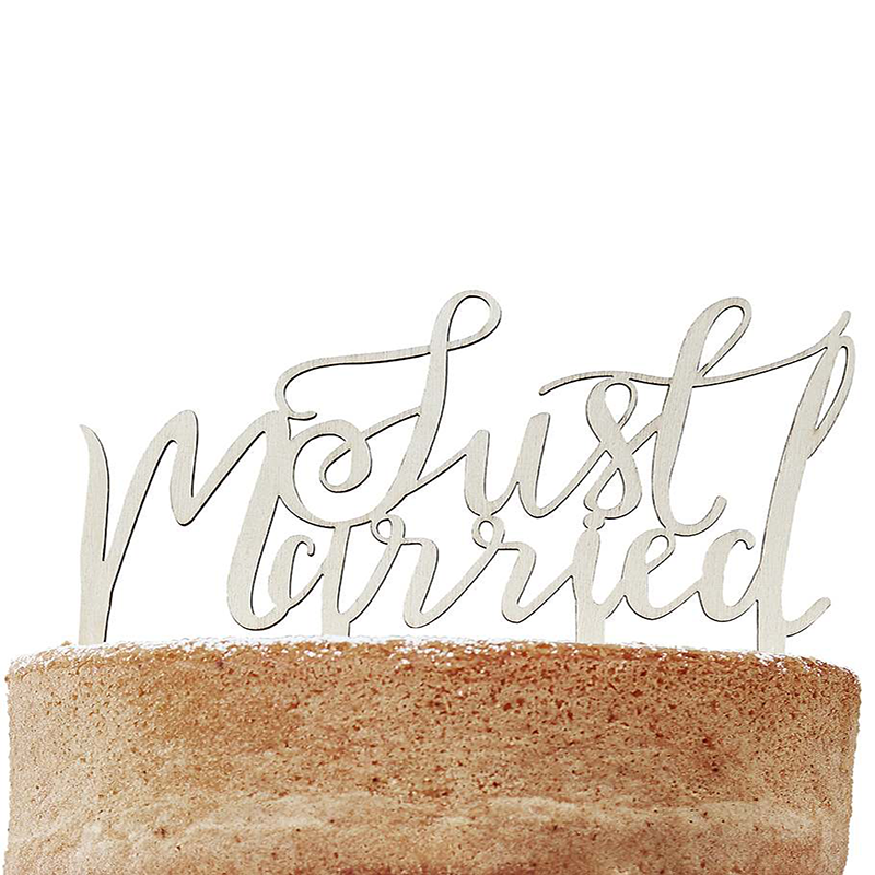 Cake Topper Just Married 